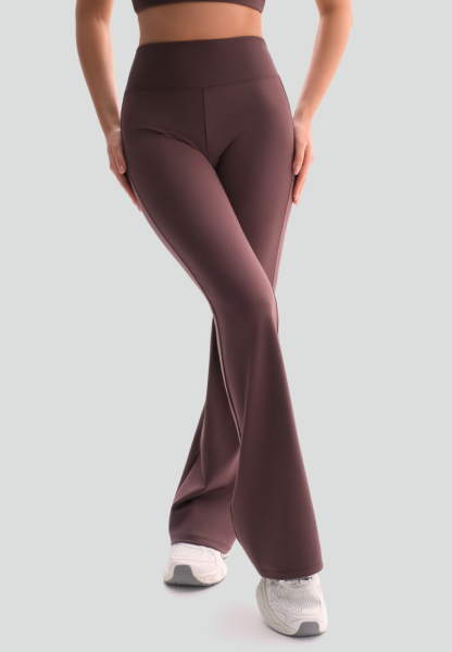 Леггинсы-клеш с v-образным вырезом